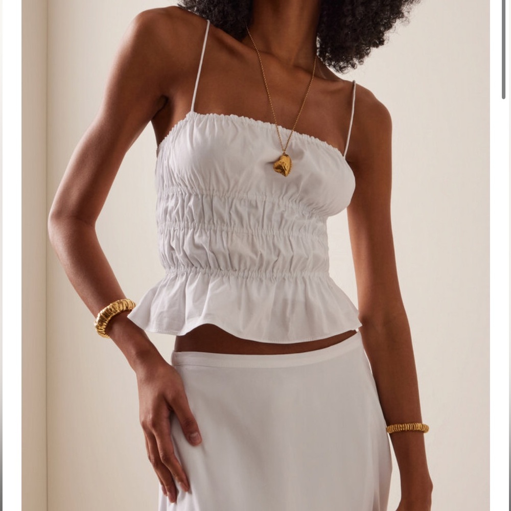 NWT Staud Ayla Top White xs 🤍